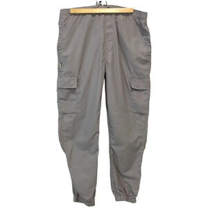 Taiken Nylon  Grey Utility Cargo Jogging Pants Size L